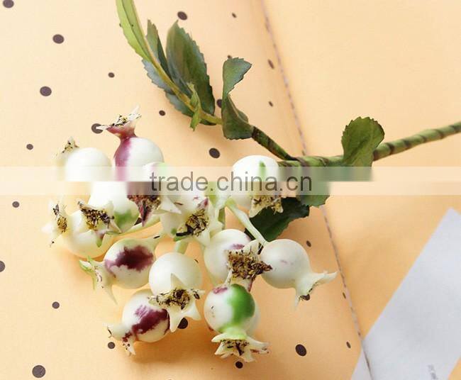 Christmas flower arranging accessories plastic little pomegranate decorative artificial flowers