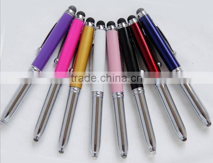 Logo printed twist crystal stylus pen as giveaway