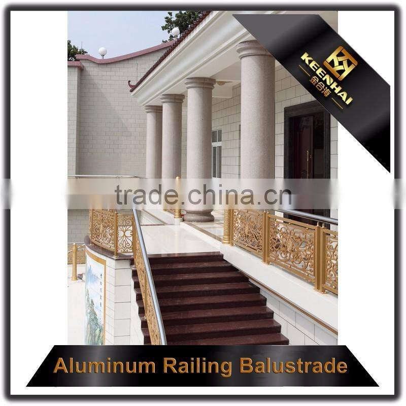 European Design Floor Standing Aluminum Railings for Outdoor Stairs