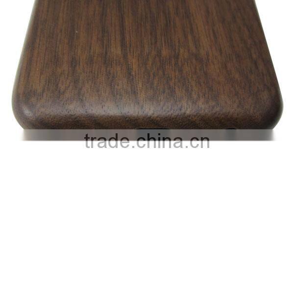 2017 Custom design wood phone case ,up and down card shell for Samsung S6