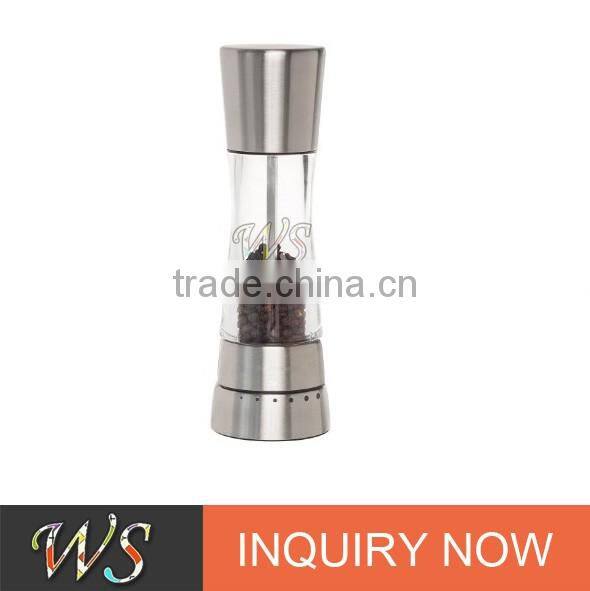 WS-PG14 New probducts Stainless steel salt and pepper salt and pepper grinder set /salt pepepr mill
