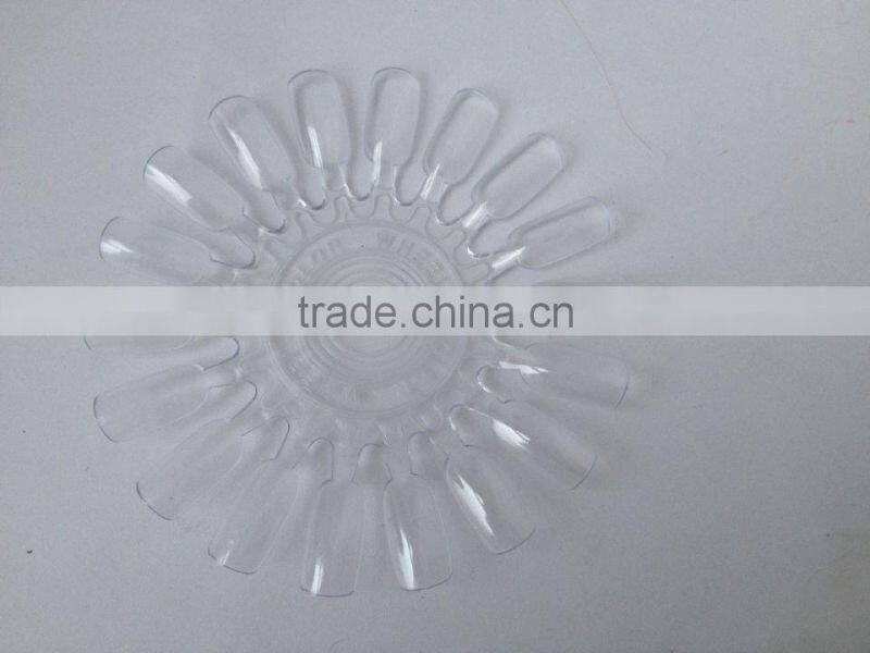 Nail salon display & practice platte nails 24tips --transparent