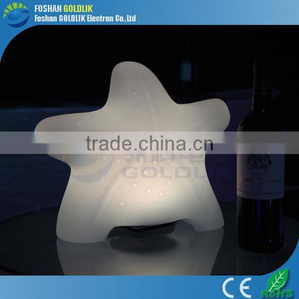 RGB Color Changing LED Christmas Light LED Starfish Moon Light