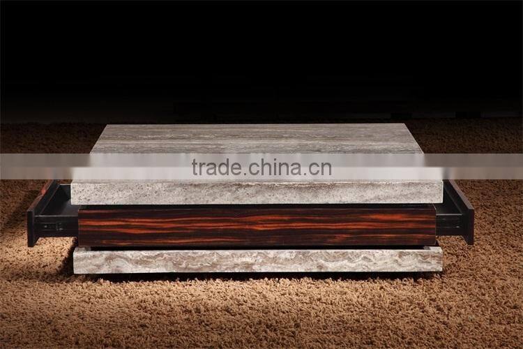 modern living room furniture marble top coffee table for sale