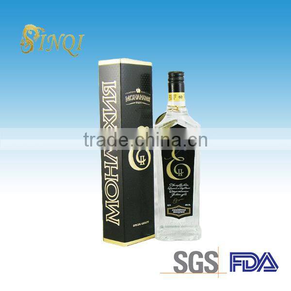 Christmas empty gift tube box wine