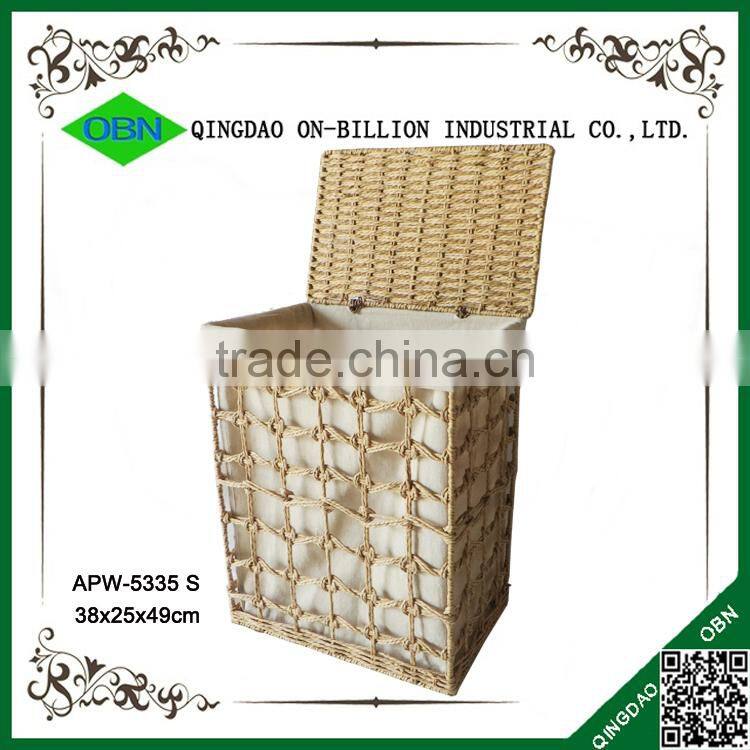 Fashion design set 2 wholesale decoration handmade laundry basket