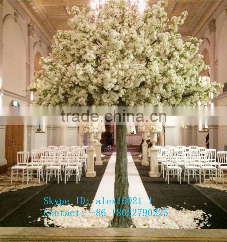 2017 hot sale fake decorative artificial cherry blossom tree for weddings