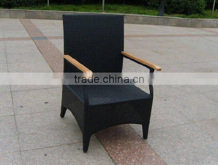 rattan outdoor/living room furniture PE rattan dining sets for 6 persons