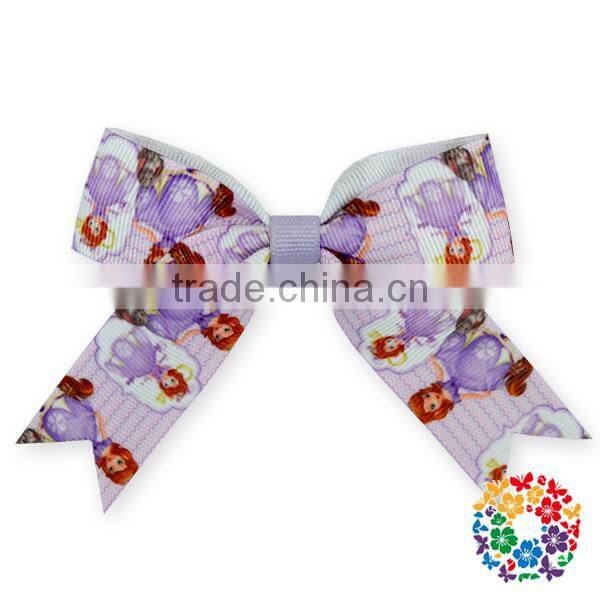 Hot sale Girl Bowknot Hairpin Grosgrain Ribbon Hair Bows With Clips Wholesale Kids Barrettes Children Boutique Hair Accessories