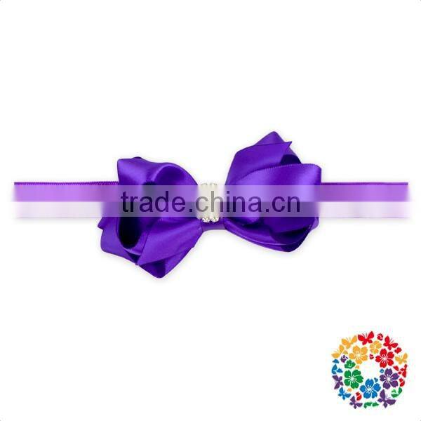 Baby Girls Hair Decoration Diamond And Sequin Bow Headband