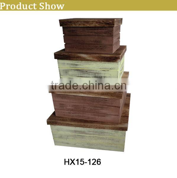 wooden storage box