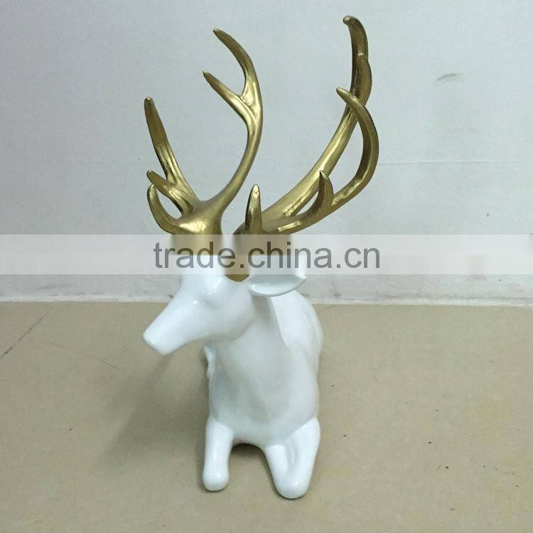 Polyresin reindeer statue