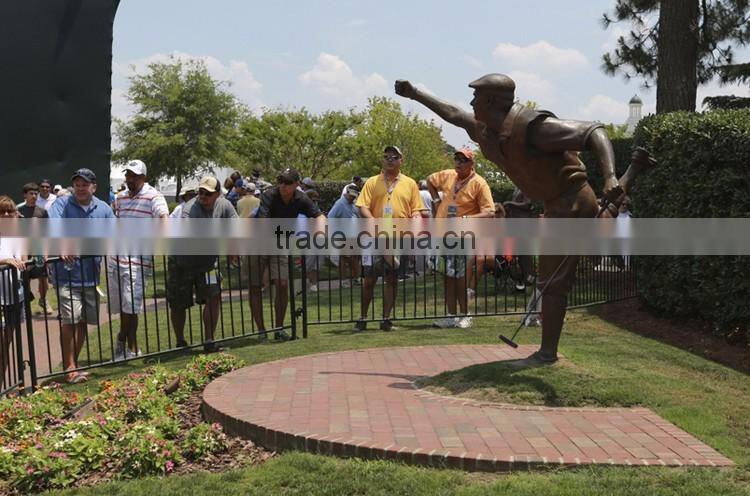 Bronze Sculpture Garden Statue - Life Sized Golfer Statue BS278A