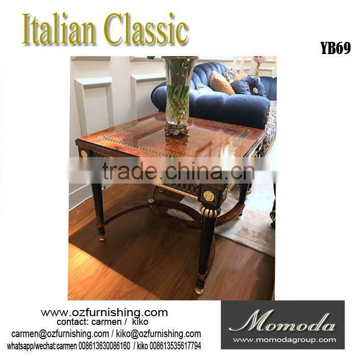 YB69 1+2+3 noble antique solid wood frame Arabian Sofa Sets