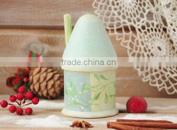 Christmas Wood Box House