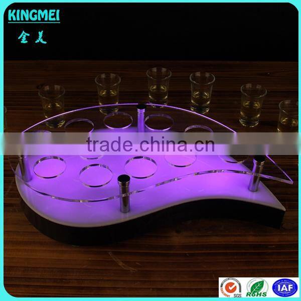 Popular hot sell 2 tier clear acrylic ring display holders