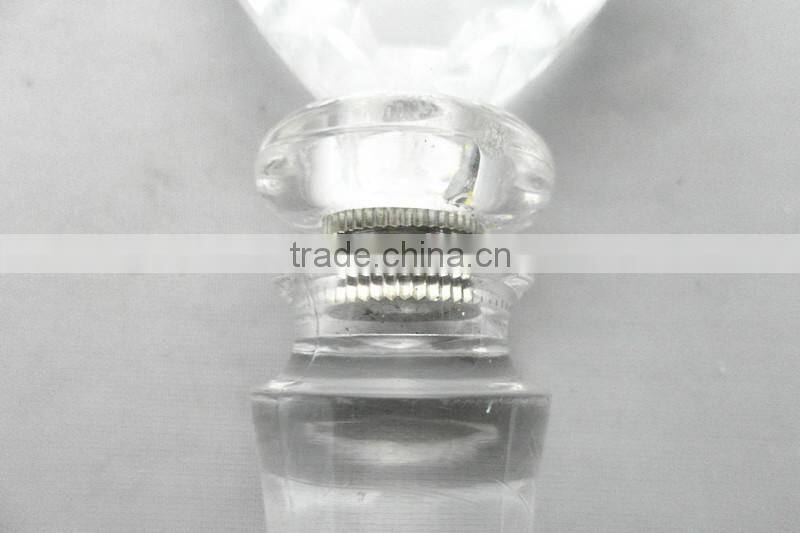 LED high clear acrylic heart shaped wine stopper