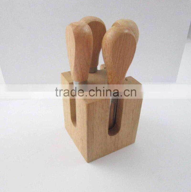 Private Label Wood Handle Cheese Knives Cheese Cutting Tools