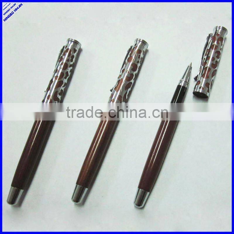 2 color twist high quality popular wood pens