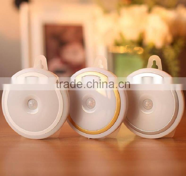 Portable body sensor night light