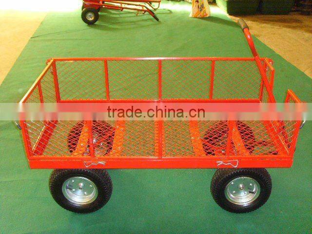 400 -lb capacity steel cart for garden