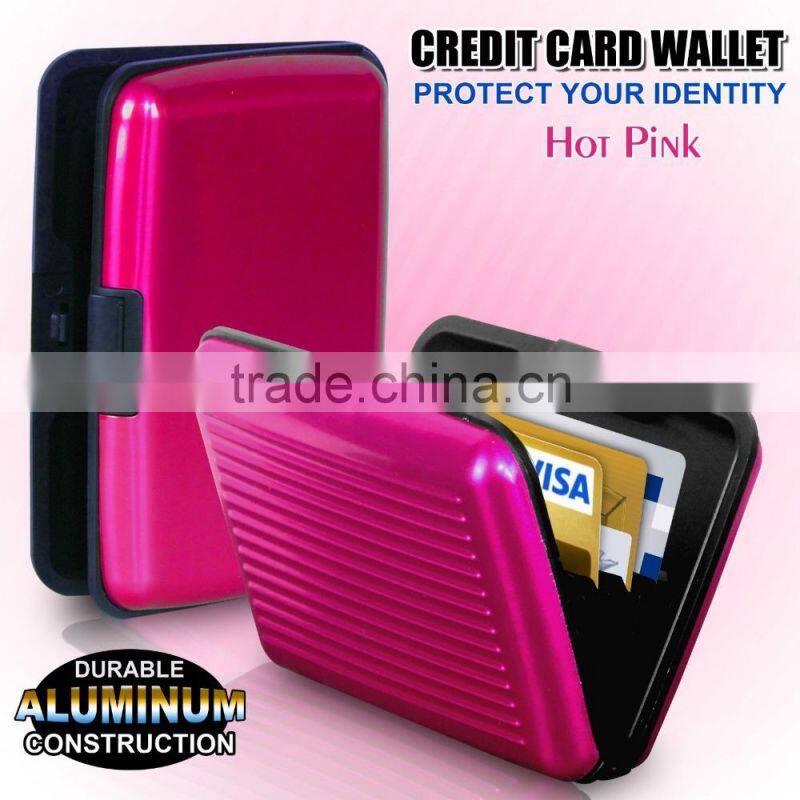 New as seen on tv aluminum credit card holder wallet