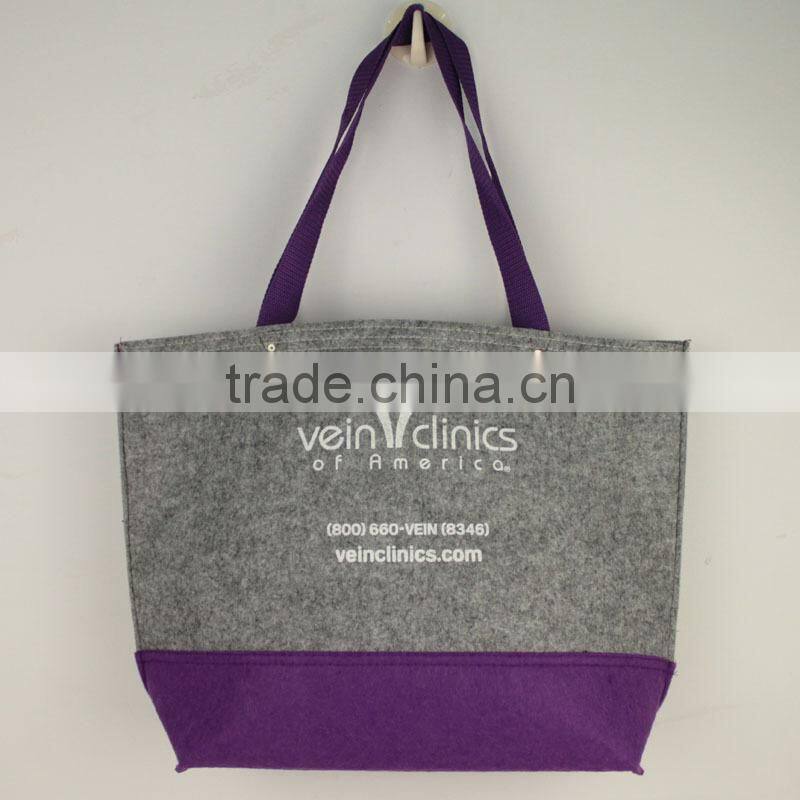 High Quality Custom 100% Wool Felt Tote Bag