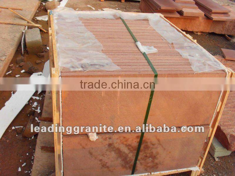 red sandstone bricks