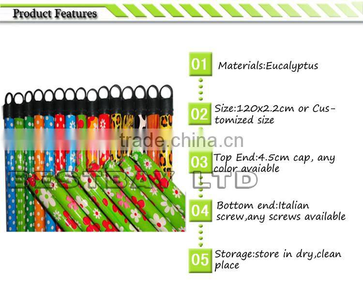 Factory price pvc cover wood handle,long handle cleaning brush