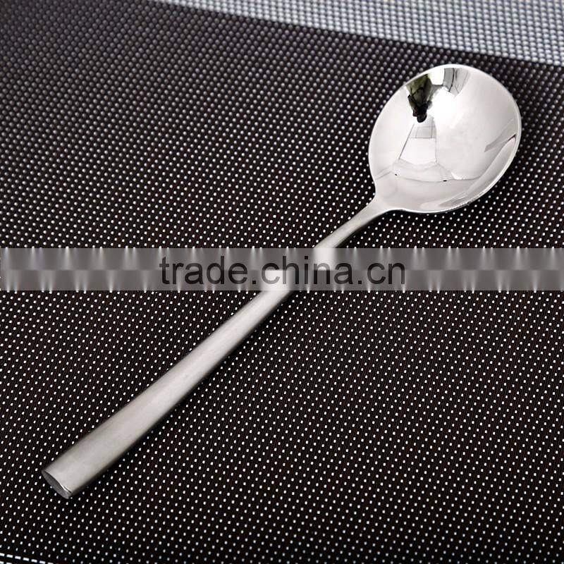 LFGB stainless steel kitchen utensil korea round spoon HT62