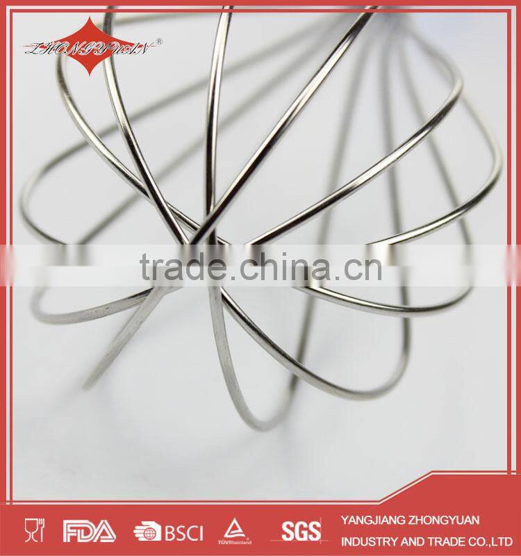 stainless steel kitchen egg whisk with ps handle