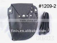 High Quality Stylish Black Leather Scissor Holster