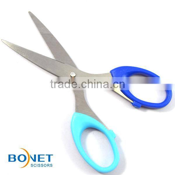 SSC0027 5-1/2" professional stainless steel two color PP handle office scissor