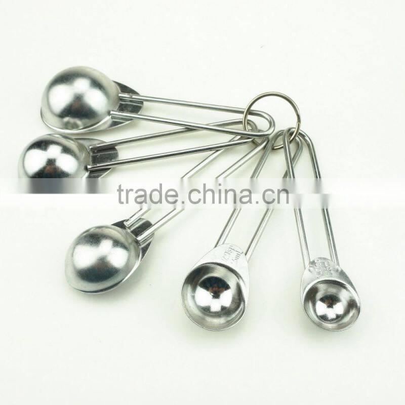 42135 Wire handles Stainless Steel Nesting Measuring Cups and Spoons Set