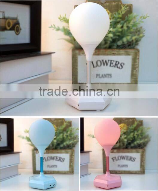 2017 new Rechargeable usb 1500mah romantic love balloon emotional lamp led night light