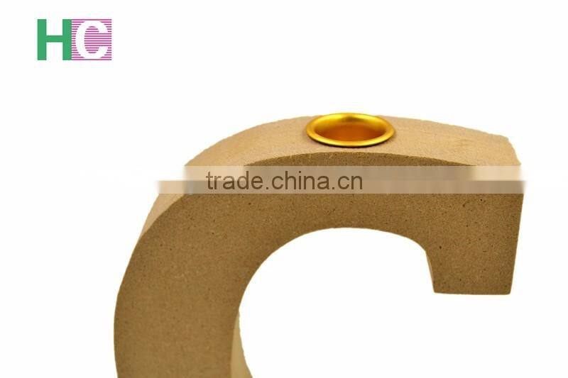 2017 mdf letter craft wood carved candle holder