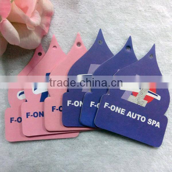 lavender paper air freshener hanging car air freshener custom design air freshener