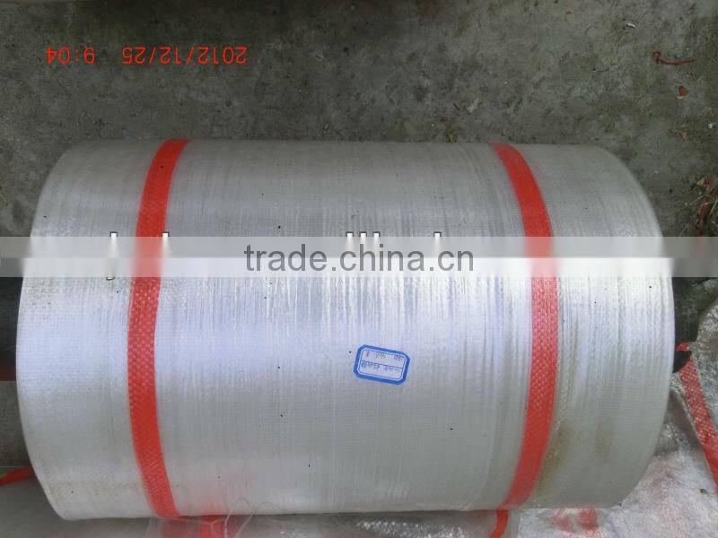 PP transparent woven bag 50kg for packing beans