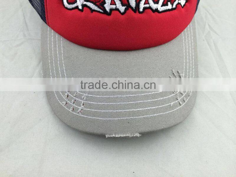 New Fashion custom embroidery trucker hat