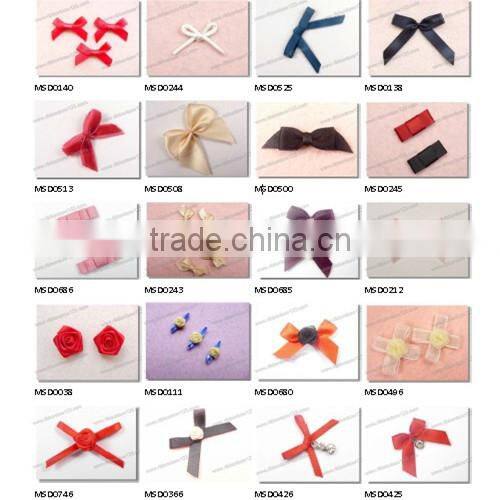 pre-tied satin ribbon small bow