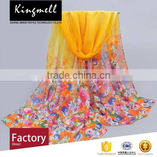 2017 Chiffon Silk Scarf for Ladies in Sping and Summer