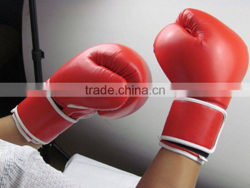 GZY 2015 wholesale cheap leather custom logo boxing gloves