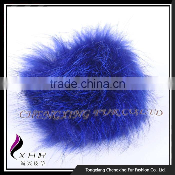 CX-R-48B 2017 Monster Raccoon Fur Keychain Hand Bag Decorations Key Ring