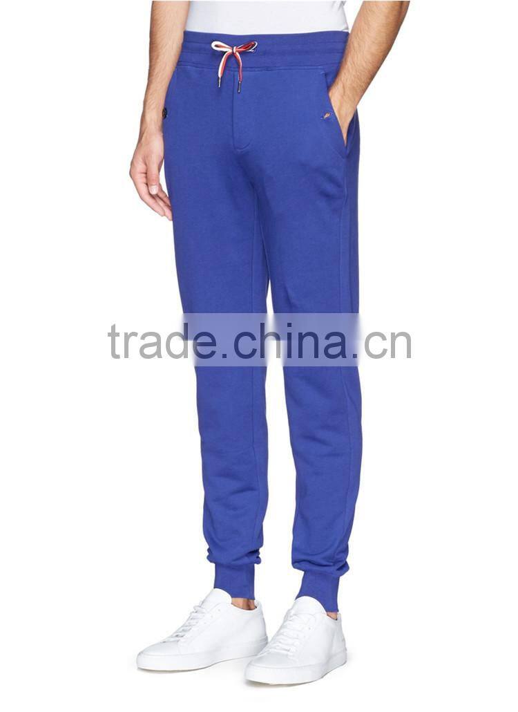 High-end skinny wholesale cotton blue casual mens baggy trousers pants
