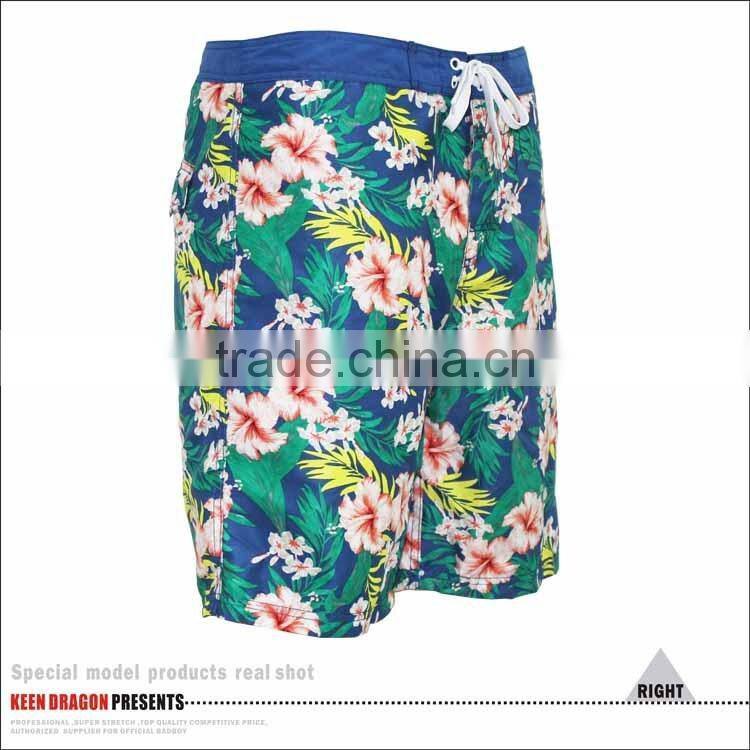 Hot New Products for 2016 Floral Fashion Sublimation Nylon Quick Dry Shorts