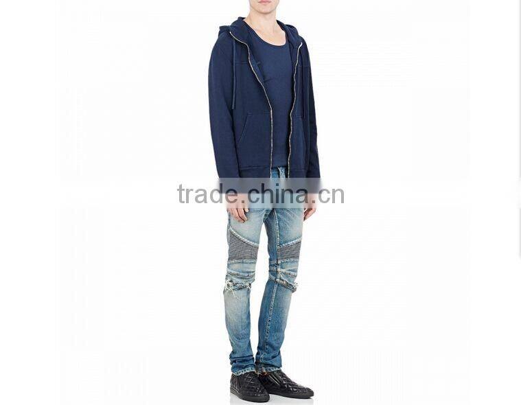 Biker Jeans Fashion Denim trousers(LOTK006)