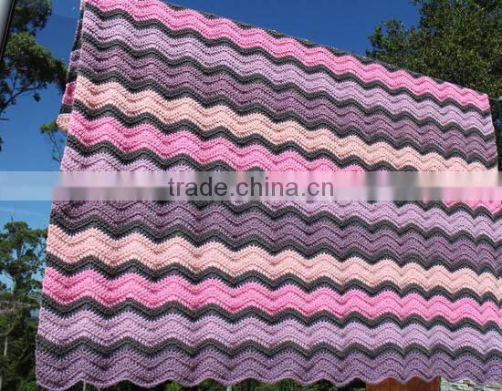 2017 High Quality Decorative Handmade Crochet Blanket