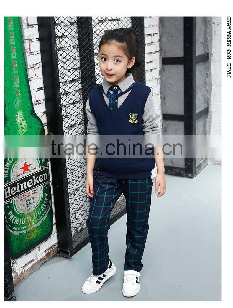 2017 New Fshion design patterns school-uniform sample