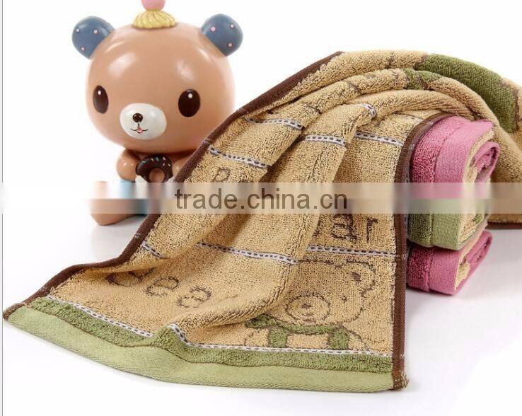 Baby baths Cute towel Kids Cartoon printing Children Hand towels