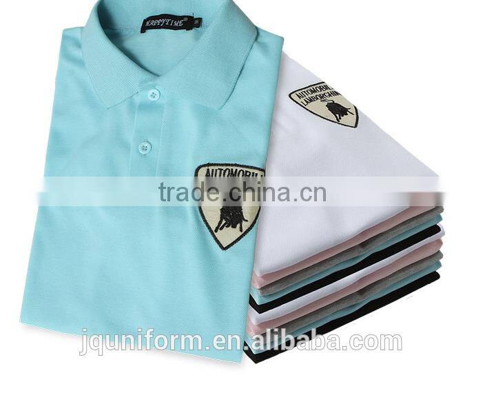 custom fashionable and best fit plain short sleeve polo T-shirt manufactures in guangzhou China